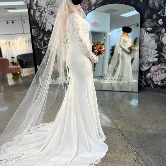 Oxford Street Wedding Dress - NOT ALTERED Size 12 - Picture 7 of 7